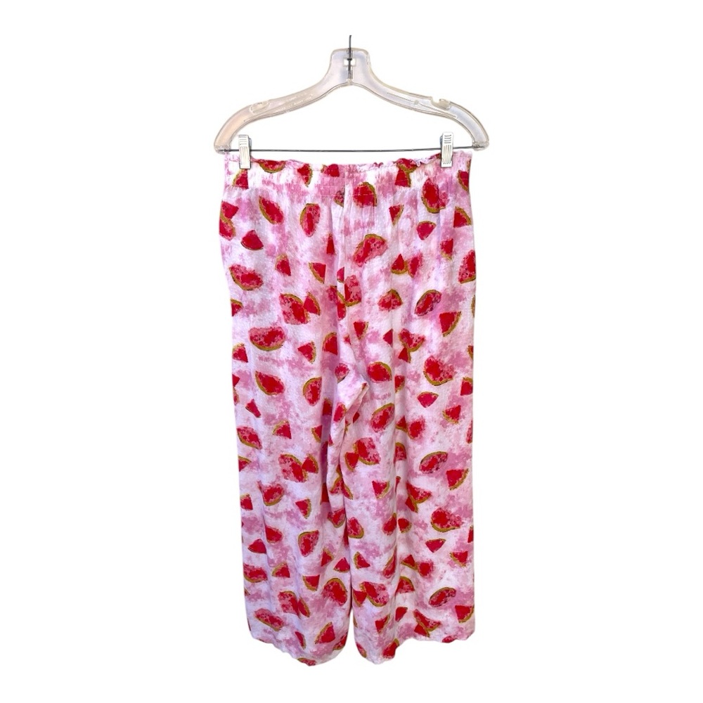 Mystree Watermelon Lounge Pants Pink & Red Size Large - Picture 3 of 10
